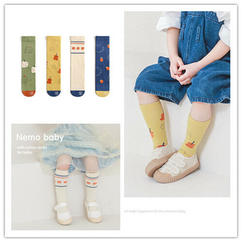 Baby Knee High Cotton Socks (1)