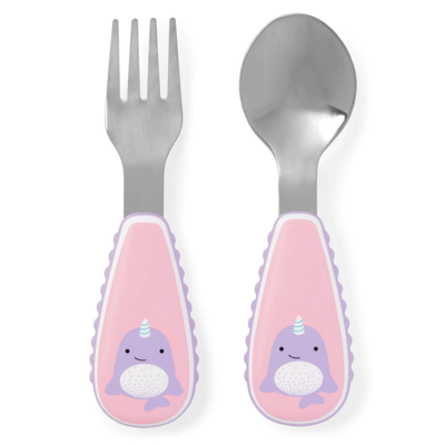 Skip Hop Zootensils Fork & Spoon Narwhal (1)