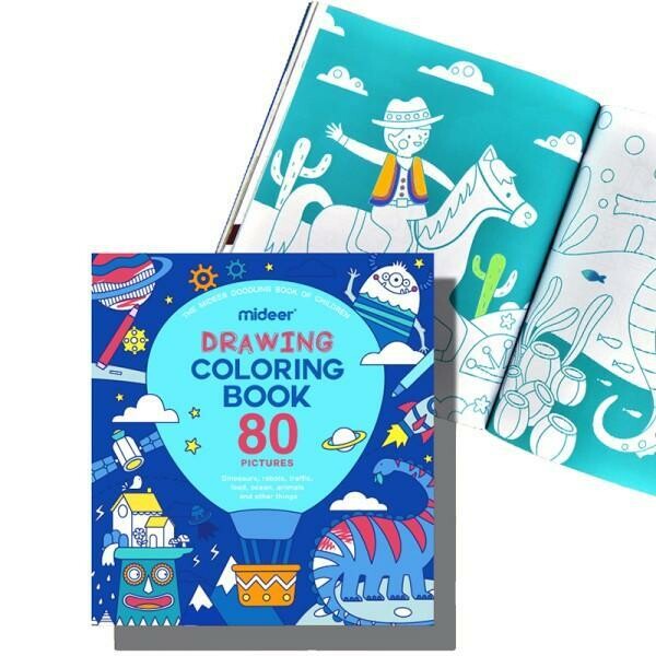 Mideer Drawing Coloring Book - Balloon Adventure (1)