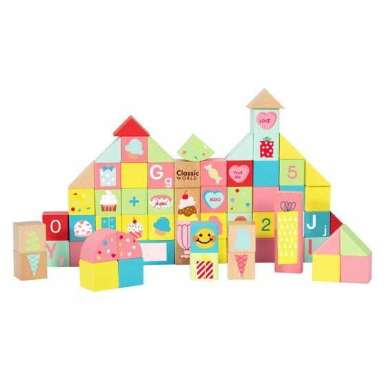 Classic World Sweet Cube Blocks - 68pcs (1)