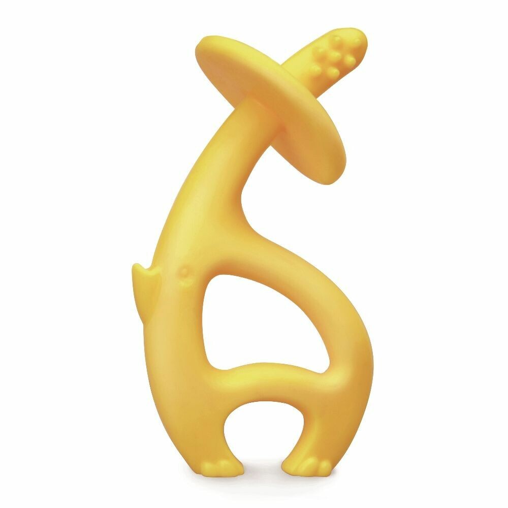 Mombella Dancing Elephant Teether - Lemon (1)