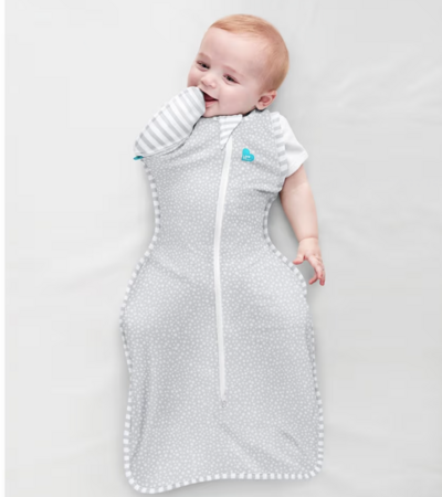 Love To Dream Swaddle UP 1.0 tog Transition Bag - Grey Dot (1)