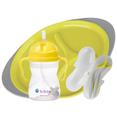 b.box Feeding set- Lemon Sherbet (1)