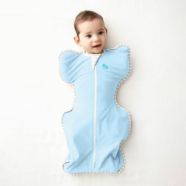 Love to dream Swaddle 0.2 Tog Light Blue (1)