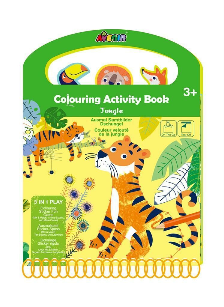 Avenir 3-In-1 Play Book - Colouring Activity (1)