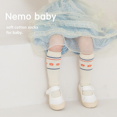 Baby Knee High Cotton Socks (2)