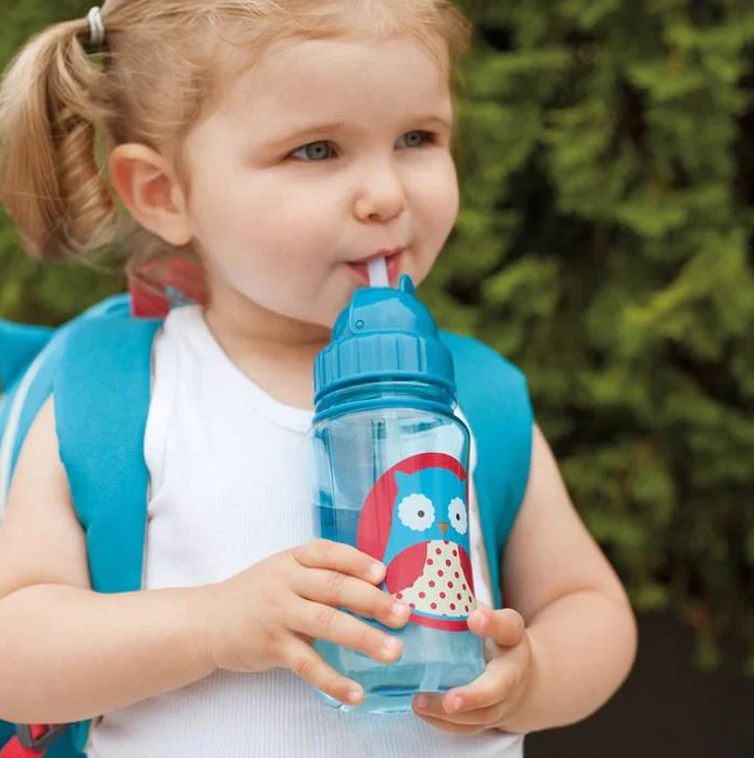 Skip Hop Zoo PP Straw Bottle Otis Owl (2)