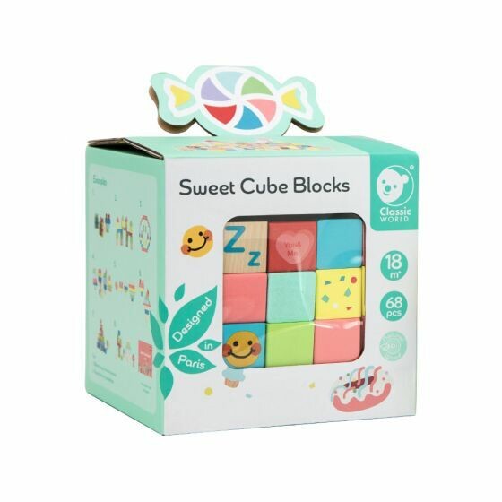 Classic World Sweet Cube Blocks - 68pcs (5)