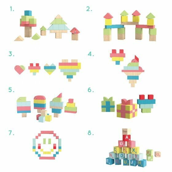 Classic World Sweet Cube Blocks - 68pcs (6)