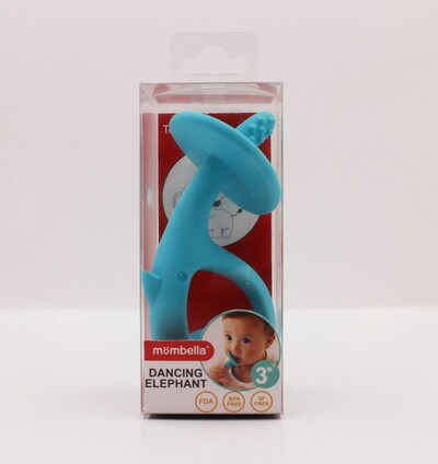 Mombella Dancing Elephant Teether - Blue (3)