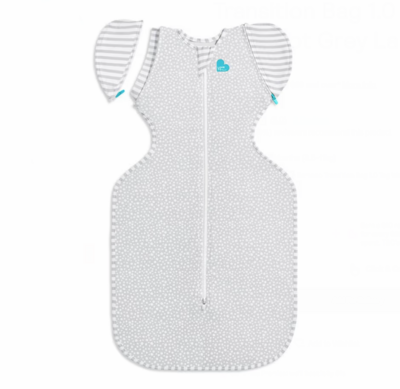 Love To Dream Swaddle UP 1.0 tog Transition Bag - Grey Dot (3)