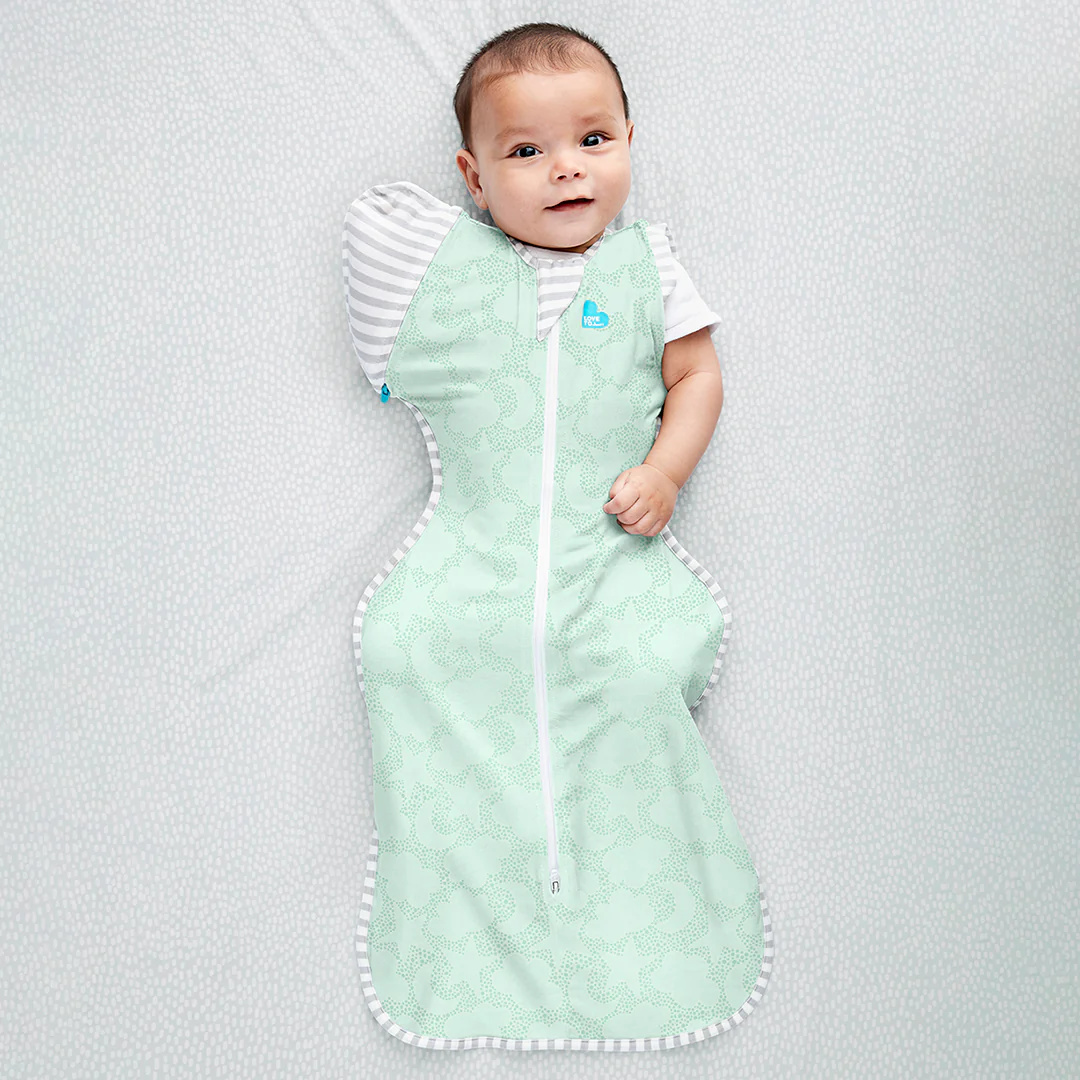 Love To Dream Swaddle Up 1.0 tog Organic Transition Bag Mint (3)