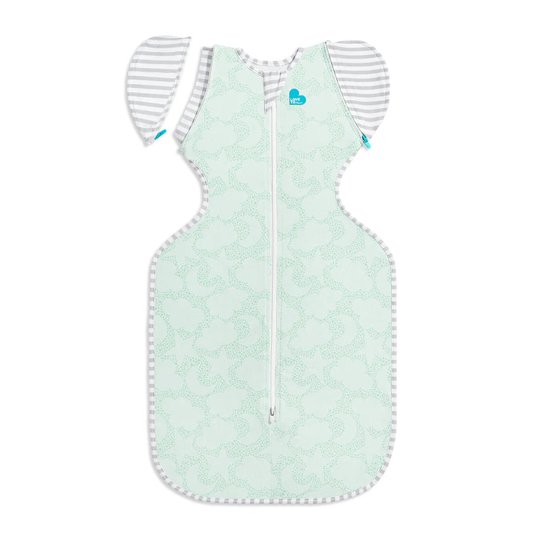 Love To Dream Swaddle Up 1.0 tog Organic Transition Bag Mint (4)