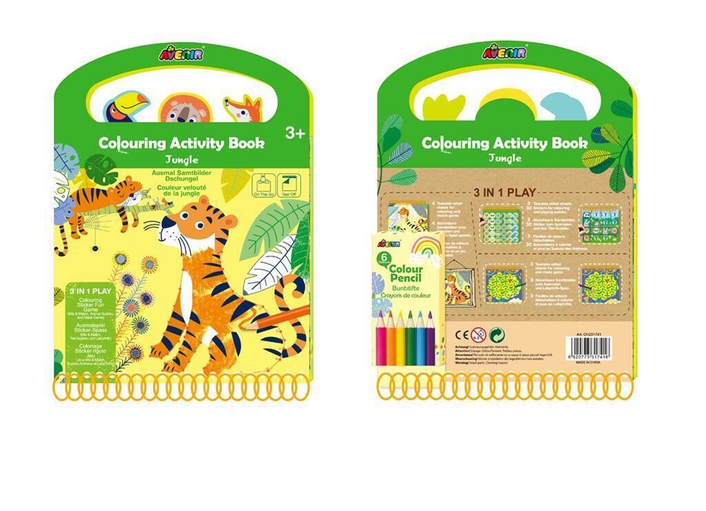 Avenir 3-In-1 Play Book - Colouring Activity (2)