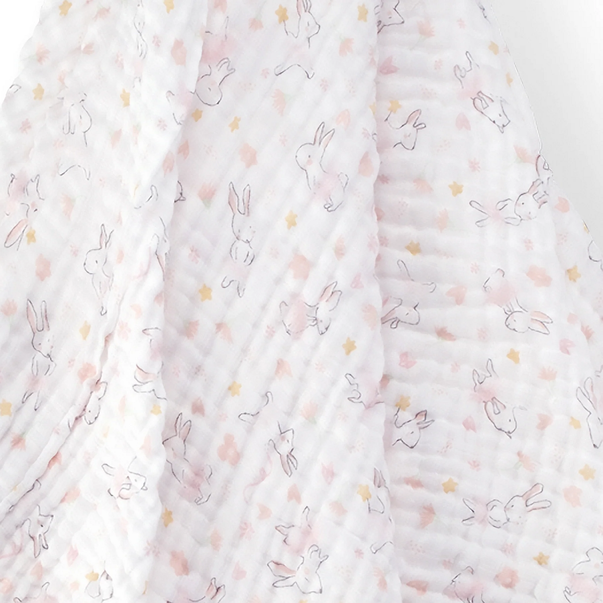 The Little Linen Co Muslin Wrap - Ballerina Bunny (2)